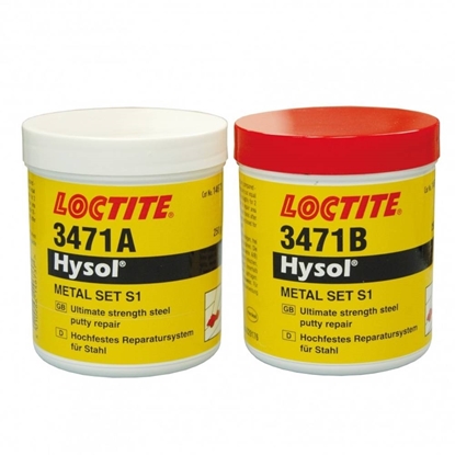 Afbeeldingen van Loctite metal set 3471 (S1) - 2x 250 GR