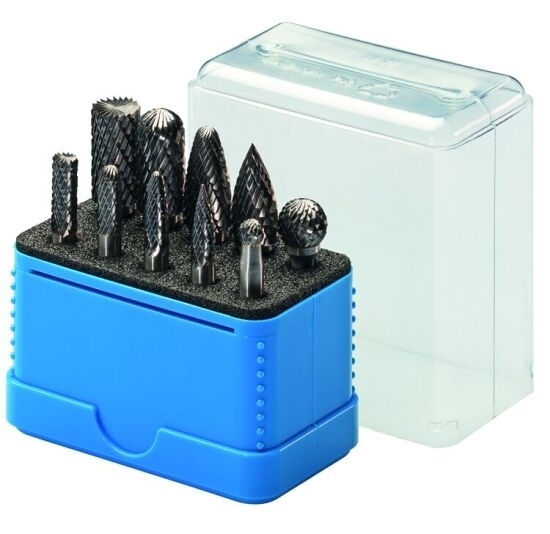 Afbeelding van Koffer Stiftfrees hardmetaal 10 stuks d6x12