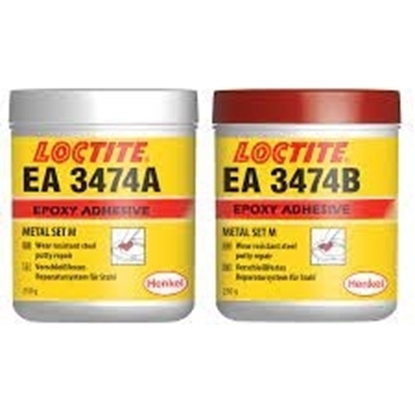 Afbeeldingen van Loctite metal set M 3474 - 2x 250 GR