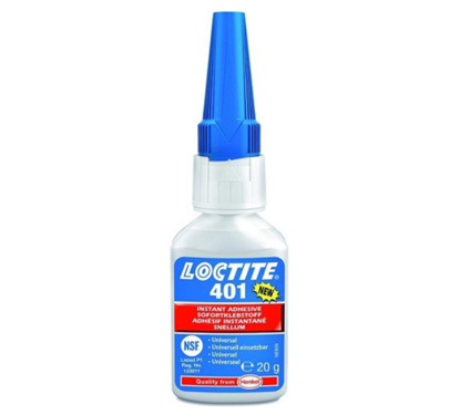 Afbeeldingen van Loctite snellijm 401 - 20 GR