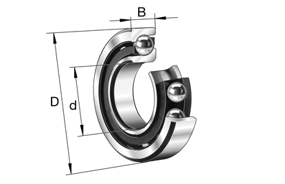 Afbeeldingen van FAG hoekcontactlager 3203.BD.2HRS.TVH (17x40x17,5)