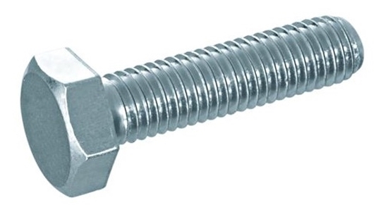 Afbeelding van Zeskanttapbout DIN933 ELVZ 8.8 M22x55